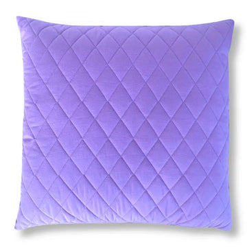 Mitomito - Quiltet pute ensfarget - lilla - 50x50 cm