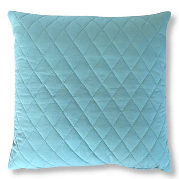 Mitomito - Quiltet pute ensfarget - grønn - 50x50 cm