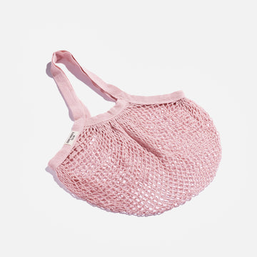 Zero Waste Club - 100 % organisk bomull mesh handlenett - rosa