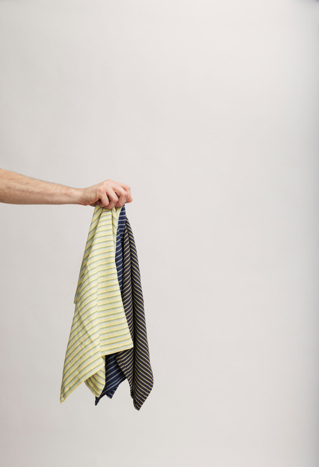 Hübsch - Tinted tea towel yellow