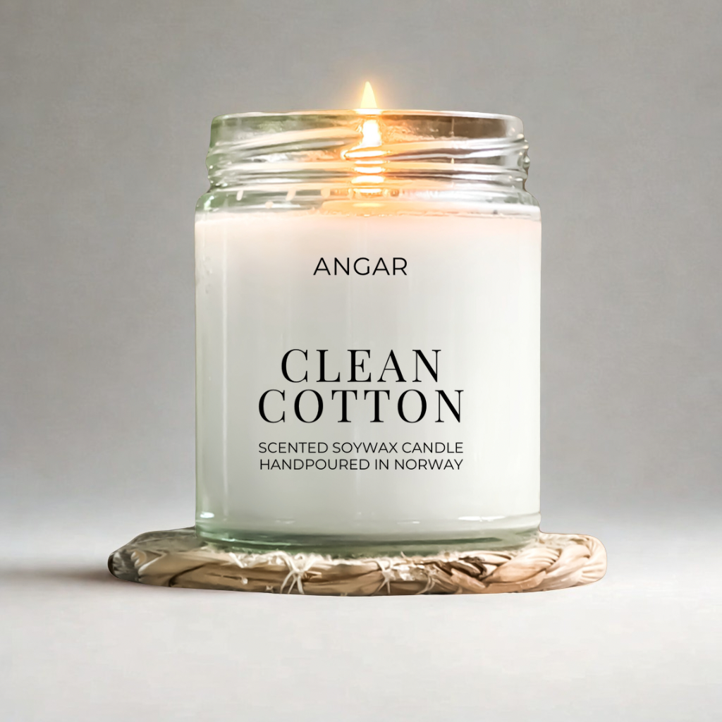 Duftlys - Clean cotton